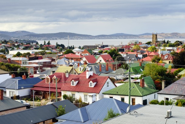 Hobart-rooftops,-Tasmania,-Australia-000013883762_Large